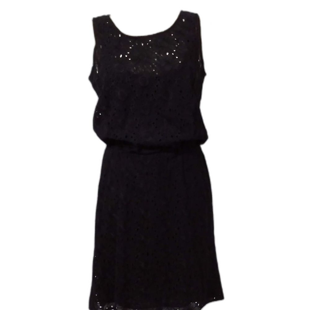 New TAYLOR BLACK LACE   SLEEVELESS DRESS 8